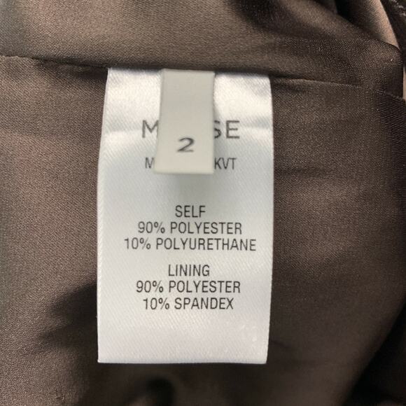 MONSE Size 2 Brown Polyester Blend Gown - Picture 7 of 8
